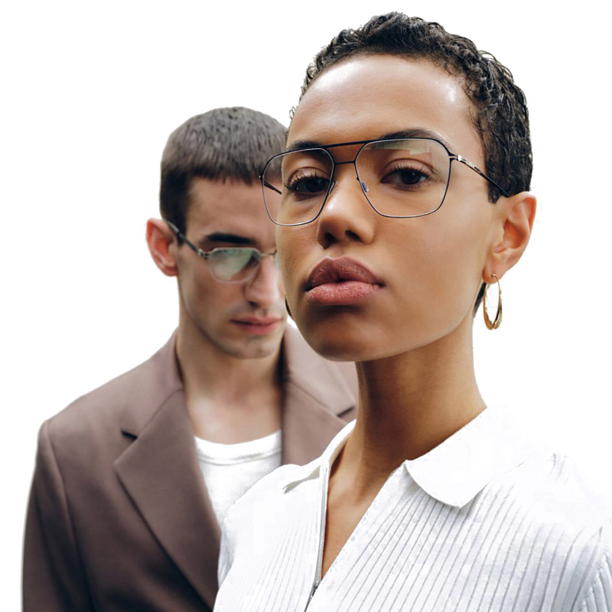 Ic! Berlin MB 11 Black Eyeglasses Lifestyle Shot