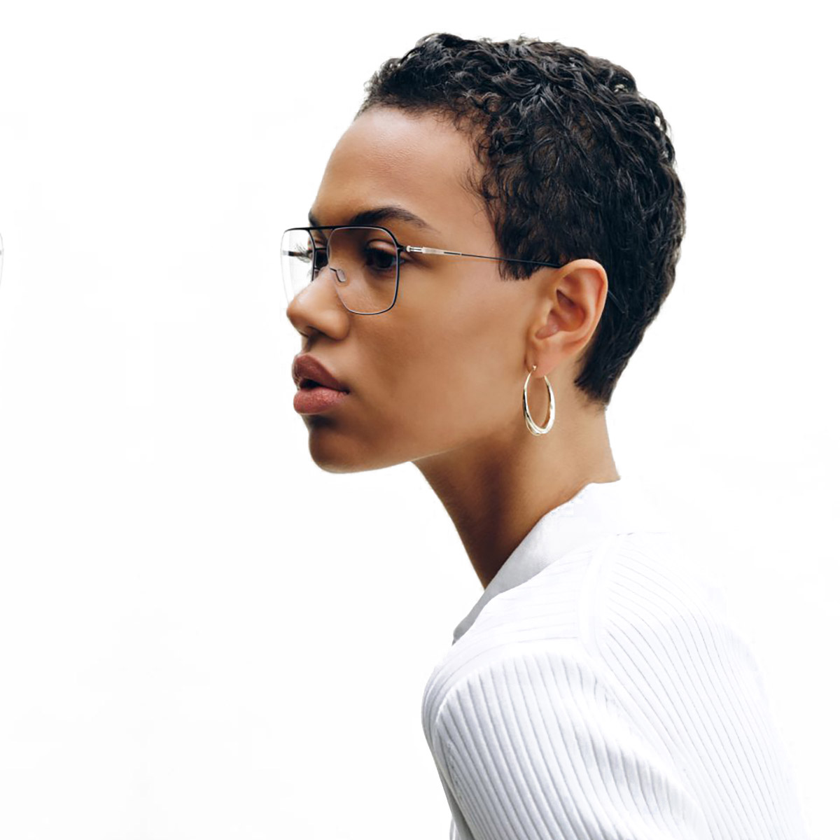 Ic! Berlin MB 11 Black Eyeglasses Lifestyle Shot 2
