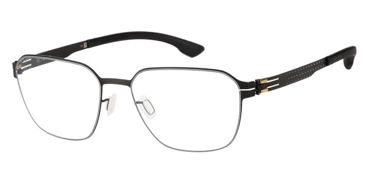 Ic! Berlin MB 12 Black Eyeglasses Side View