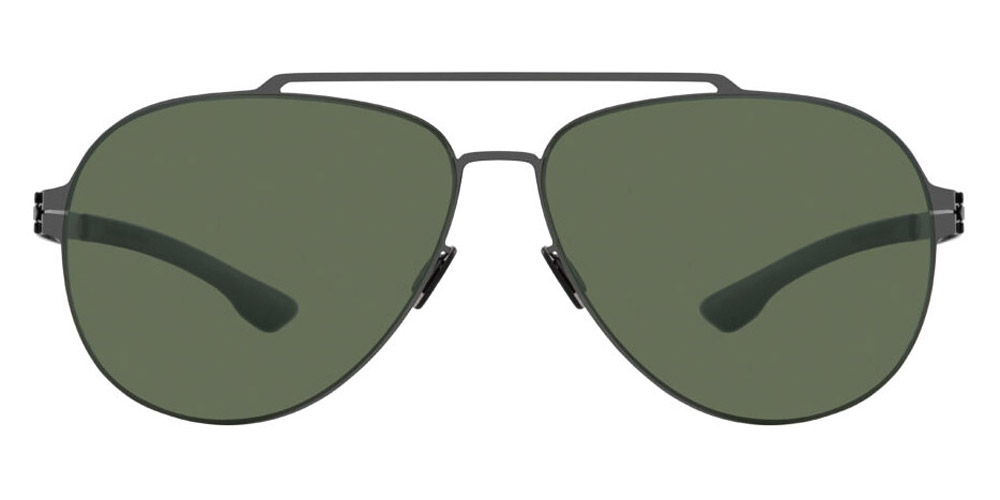 Ic! Berlin MB 15 Gun-Metal Sunglasses Front View