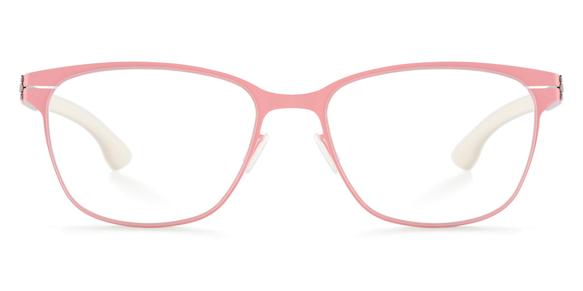 Ic! Berlin Mila Z. Silver Flamingo Eyeglasses Front View