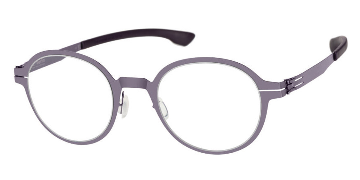 Ic! Berlin Minho Aubergine Eyeglasses Side View