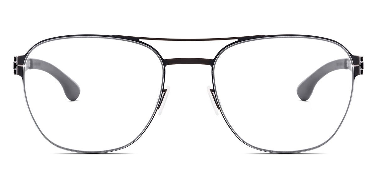 Ic! Berlin Mitte Black Eyeglasses Front View