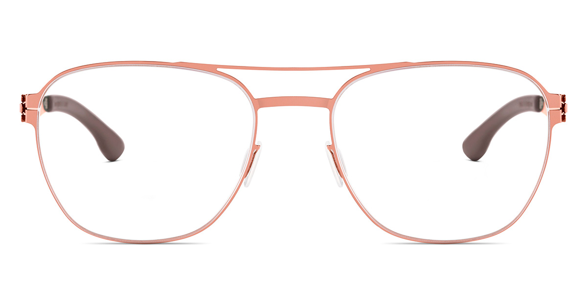 Ic! Berlin Mitte Shiny Copper Eyeglasses Front View