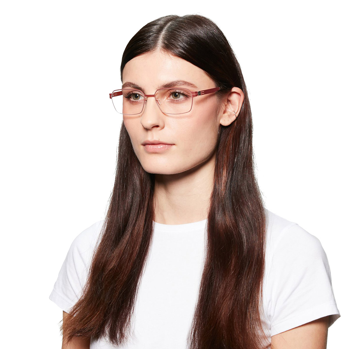 Ic! Berlin Moabit Fired Clay Eyeglasses On Female Model 2
