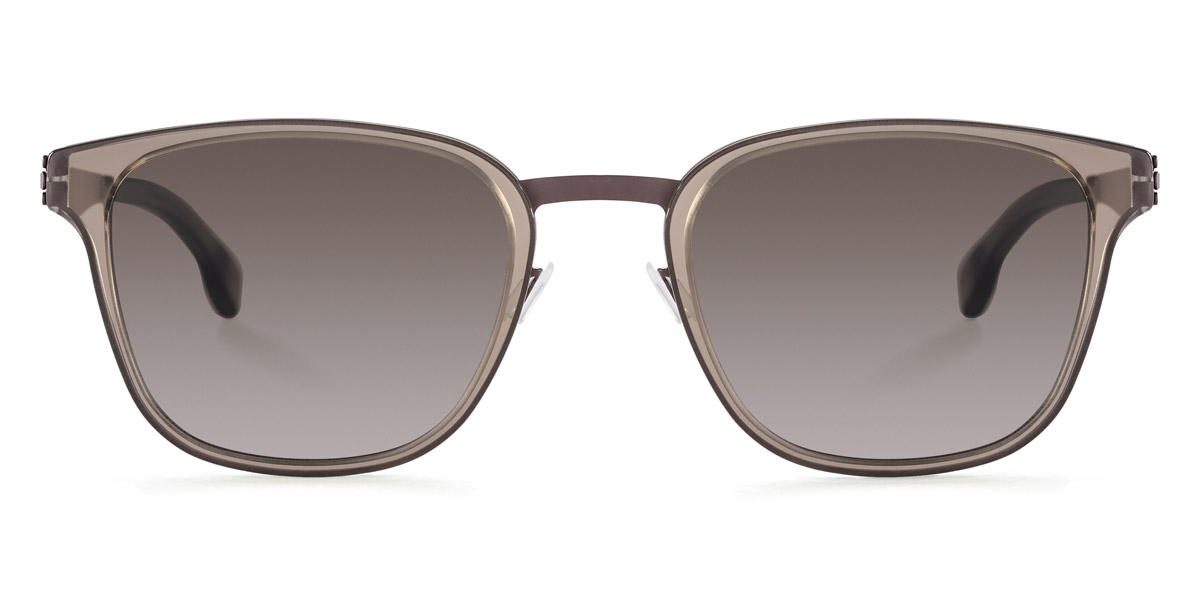 Ic! Berlin Mr. Bice-Sun Teak-Dune Sunglasses Front View