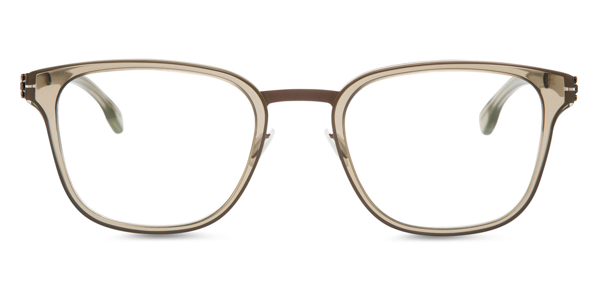 Ic! Berlin Mr. Bice Teak-Dune Eyeglasses Front View