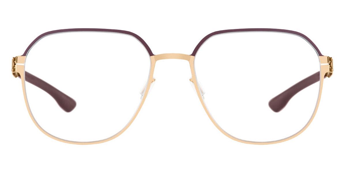 Ic! Berlin Nadea Bordeaux-Rose Eyeglasses Front View