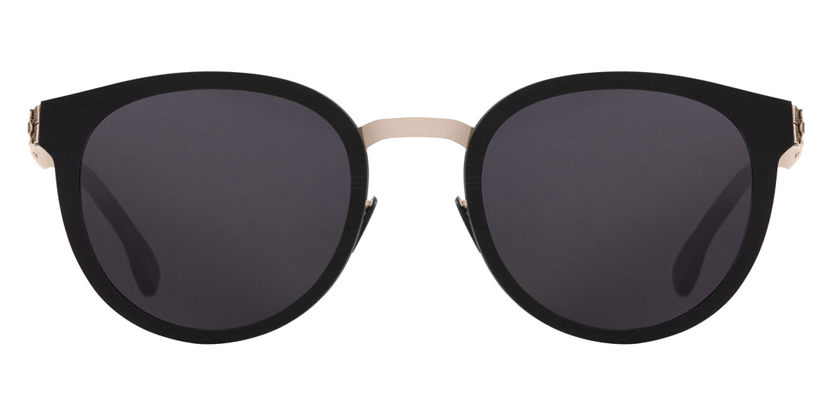 Ic! Berlin Nicolas C. Bronze/Black Rough Sunglasses Front View