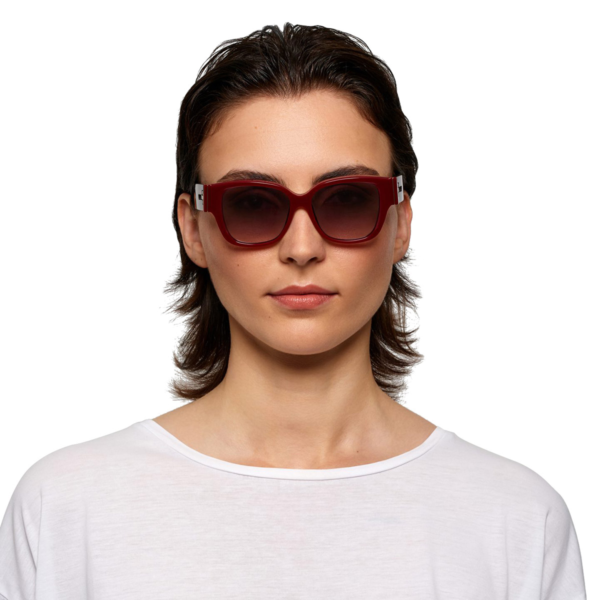 Ic! Berlin Nina EcoRouge Sunglasses On Female Model