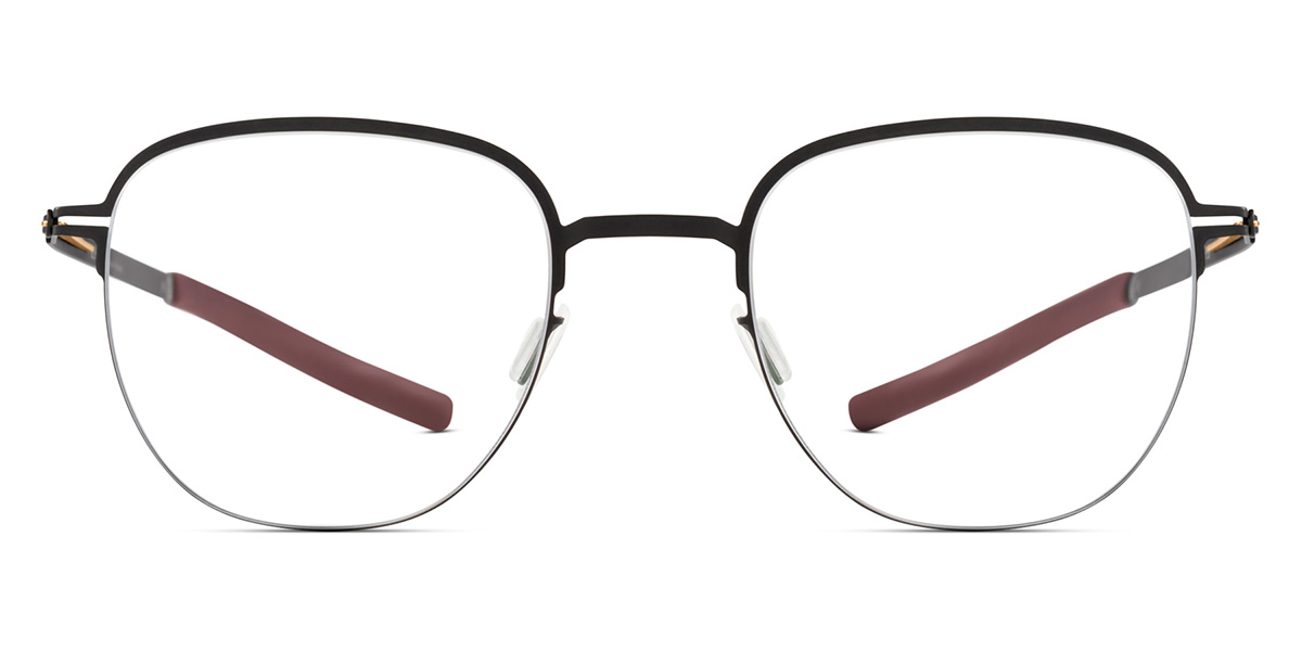 Ic! Berlin Notos Black Eyeglasses Front View