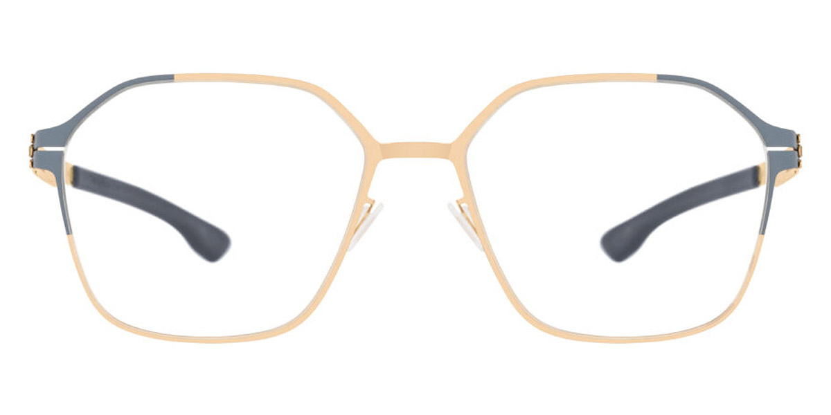 Ic! Berlin Nuno Taubenblau H Sides-Rose Gold Eyeglasses Front View