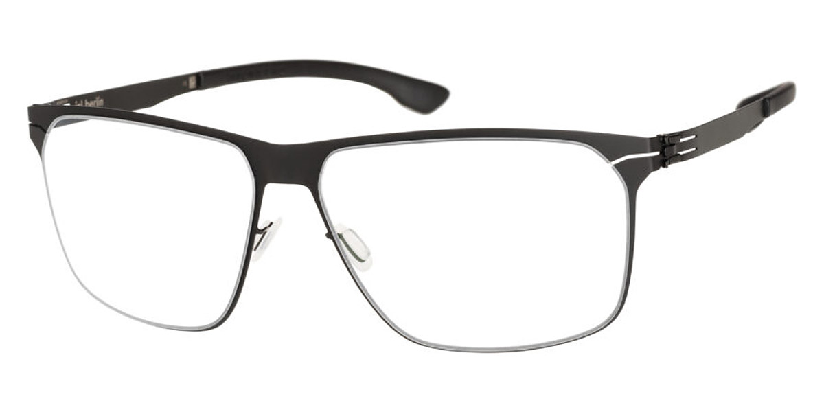Ic! Berlin Olaf Black Eyeglasses Side View