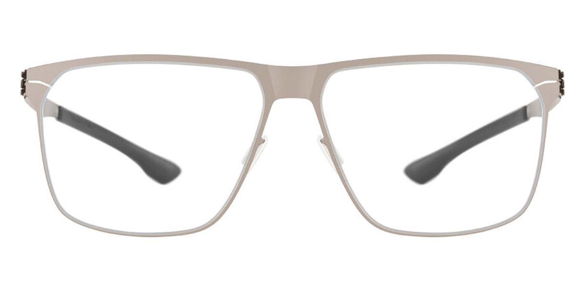 Ic! Berlin Olaf Shiny Graphite Eyeglasses Front View