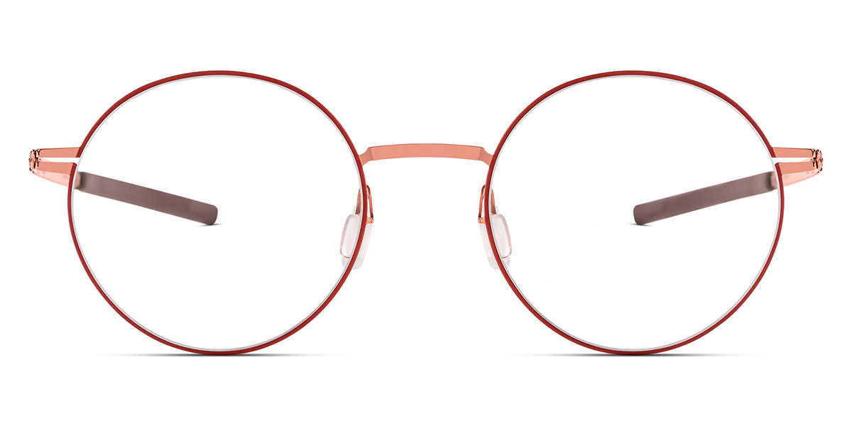 Ic! Berlin Oroshi 2.0 Fired Copper Circle Eyeglasses Front View