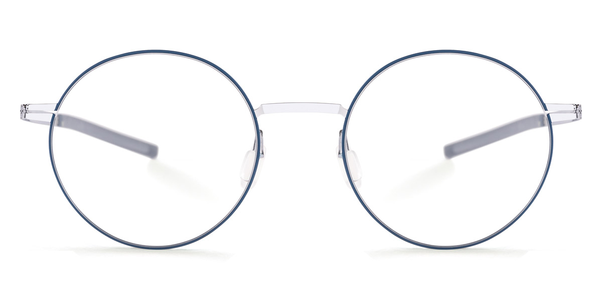 Ic! Berlin Oroshi Harbour Silver Circle Eyeglasses Front View