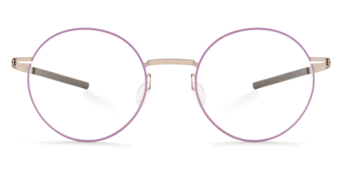 Ic! Berlin Oroshi Orchid Bronze Circle Eyeglasses Front View