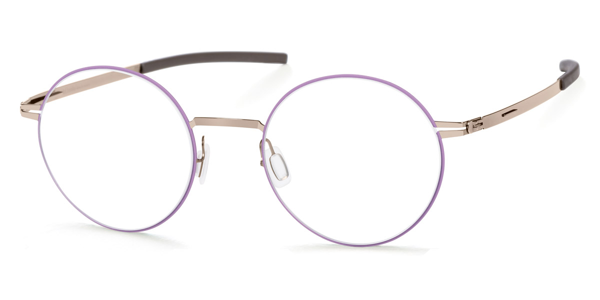 Ic! Berlin Oroshi Orchid Bronze Circle Eyeglasses Side View