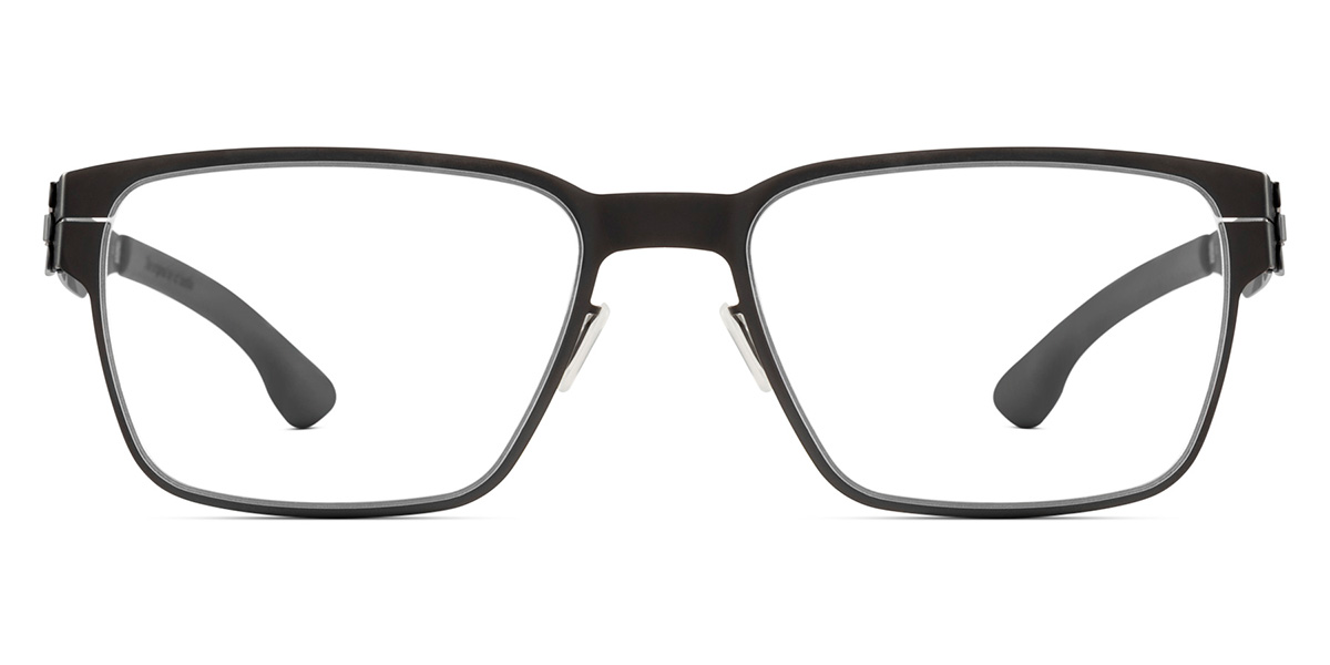 Ic! Berlin Oscar Black Eyeglasses Front View