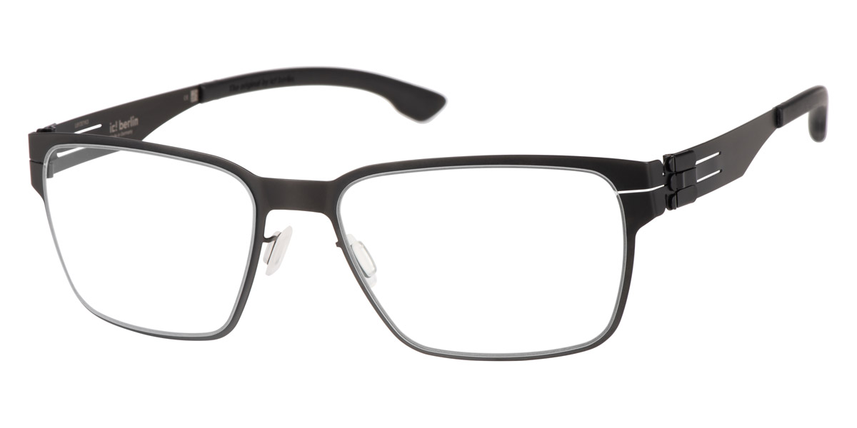 Ic! Berlin Oscar Black Eyeglasses Side View
