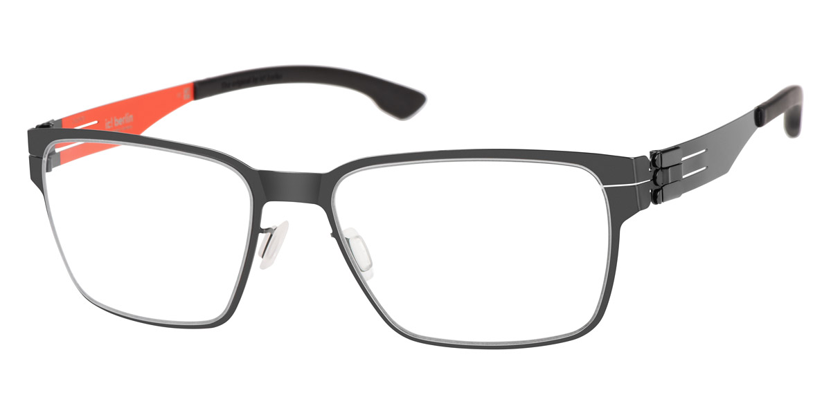 Ic! Berlin Oscar Gun-Metal Eyeglasses Side View
