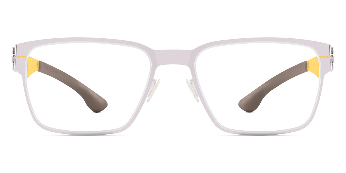 Ic! Berlin Oscar Pearl Yellow Eyeglasses Front View