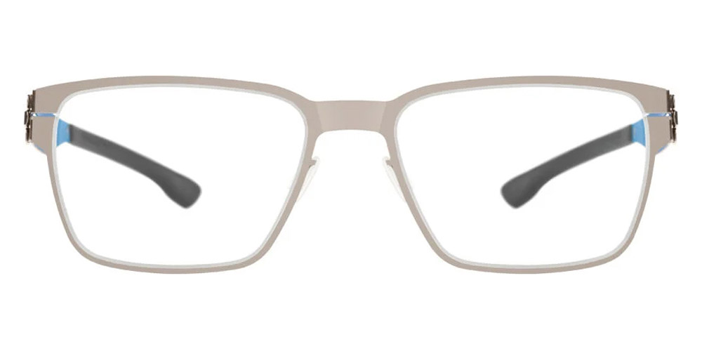 Ic! Berlin Oscar Shiny Graphite-Ultra Blue Eyeglasses Front View