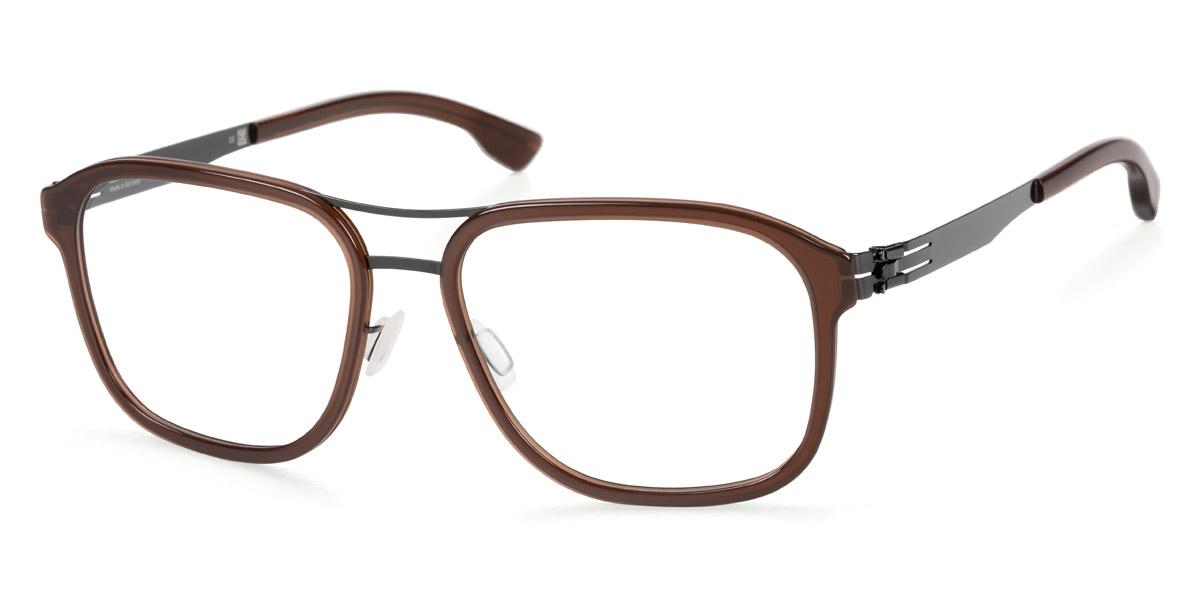 Ic! Berlin Pablo L. Gunmetal-Mahagony Eyeglasses Side View