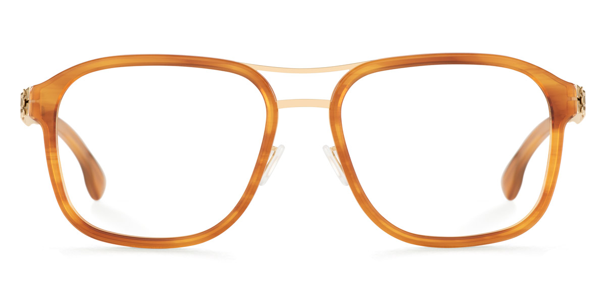 Ic! Berlin Pablo L. Matt-Gold-Amur Eyeglasses Front View