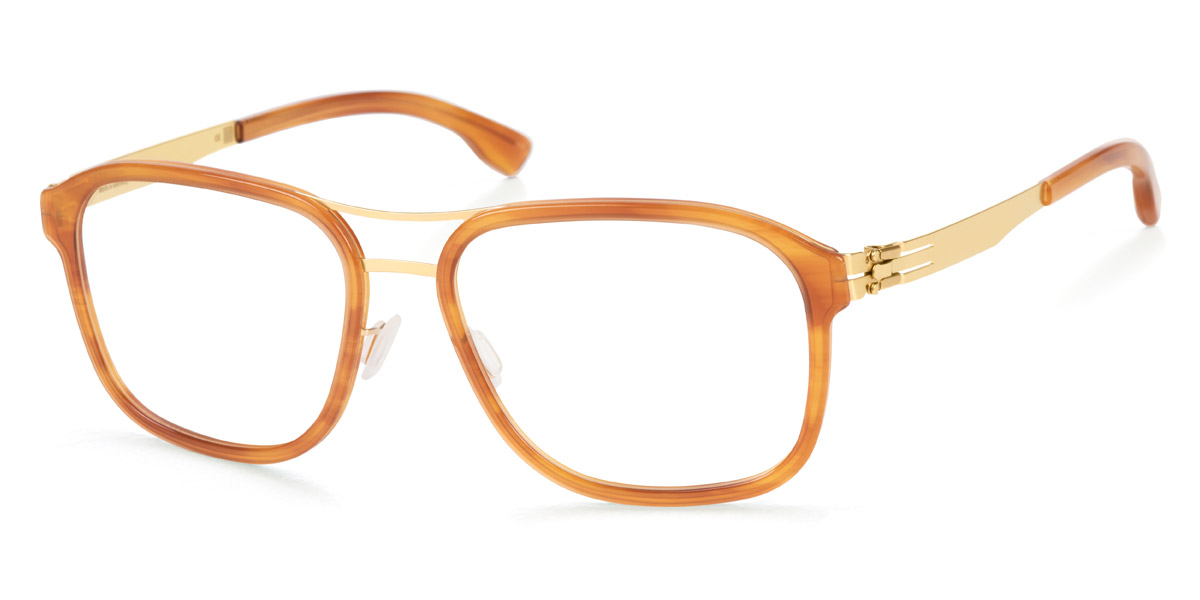 Ic! Berlin Pablo L. Matt-Gold-Amur Eyeglasses Side View