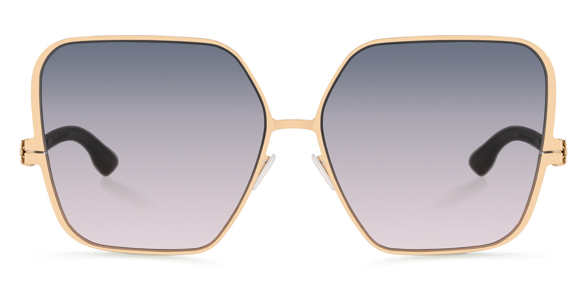 Ic! Berlin Paletti Rosé-Gold Sunglasses Front View