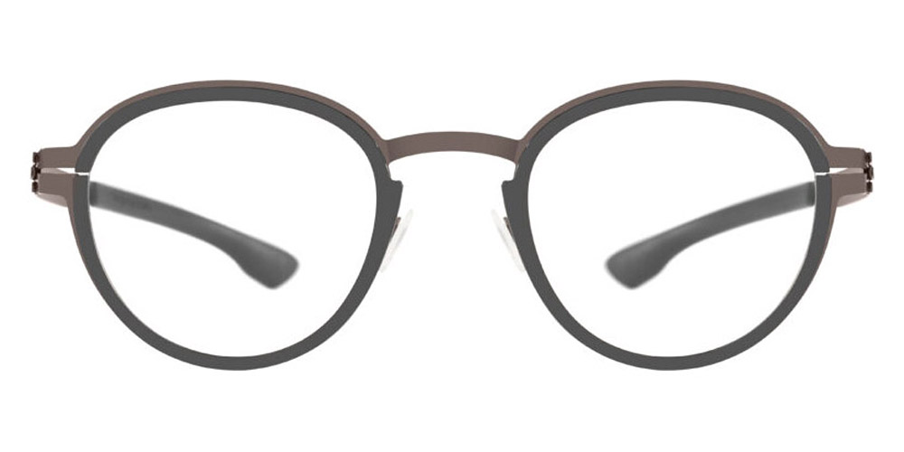 Ic! Berlin Palladium Graphite-Gun-Metal Eyeglasses Front View