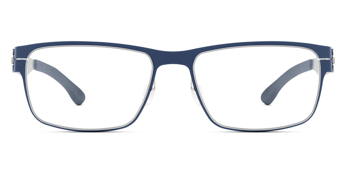 Ic! Berlin Paul R. Large Marine Blue Eyeglasses Front View