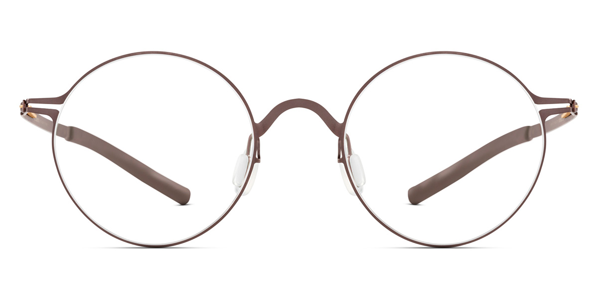 Ic! Berlin Pluto Teak Eyeglasses Front View