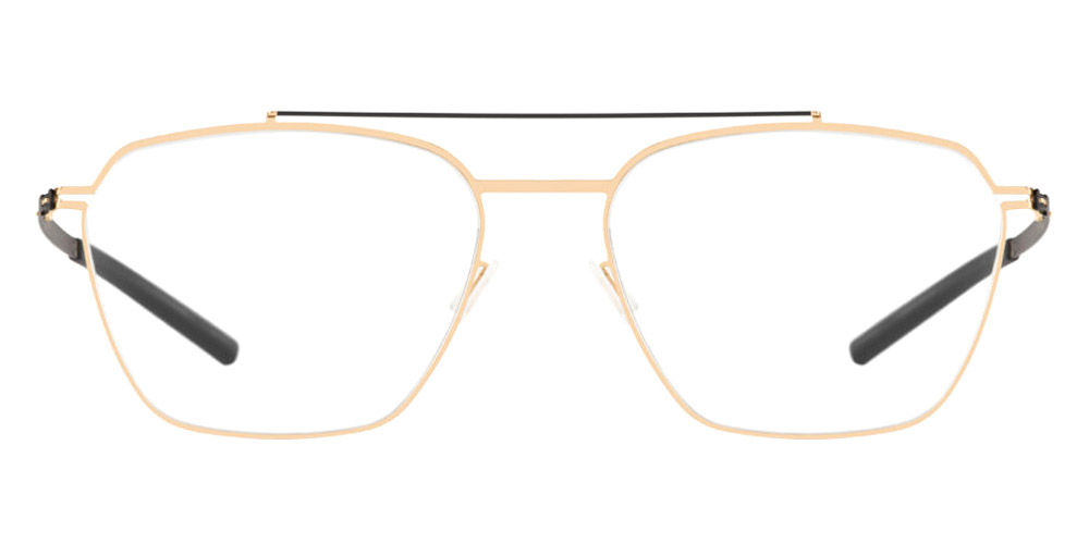 Ic! Berlin Poniente Rose Black Bridge Eyeglasses Front View