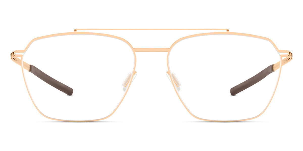 Ic! Berlin Poniente Rosé-Gold Eyeglasses Front View