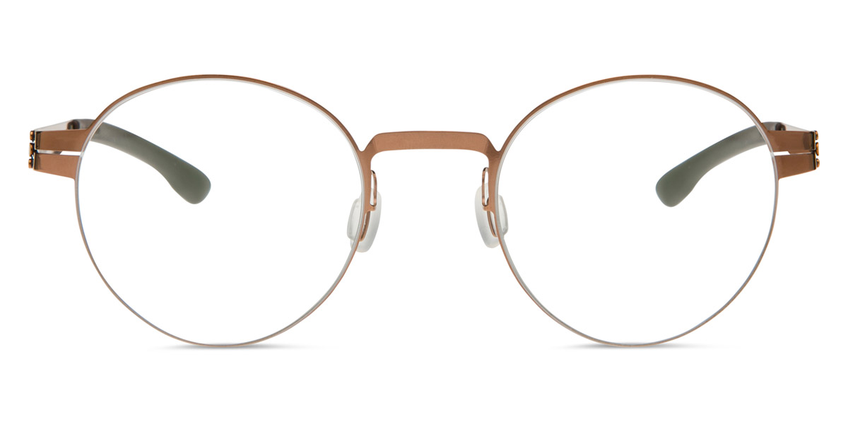 Ic! Berlin Praphan P. Shiny Copper Eyeglasses Front View