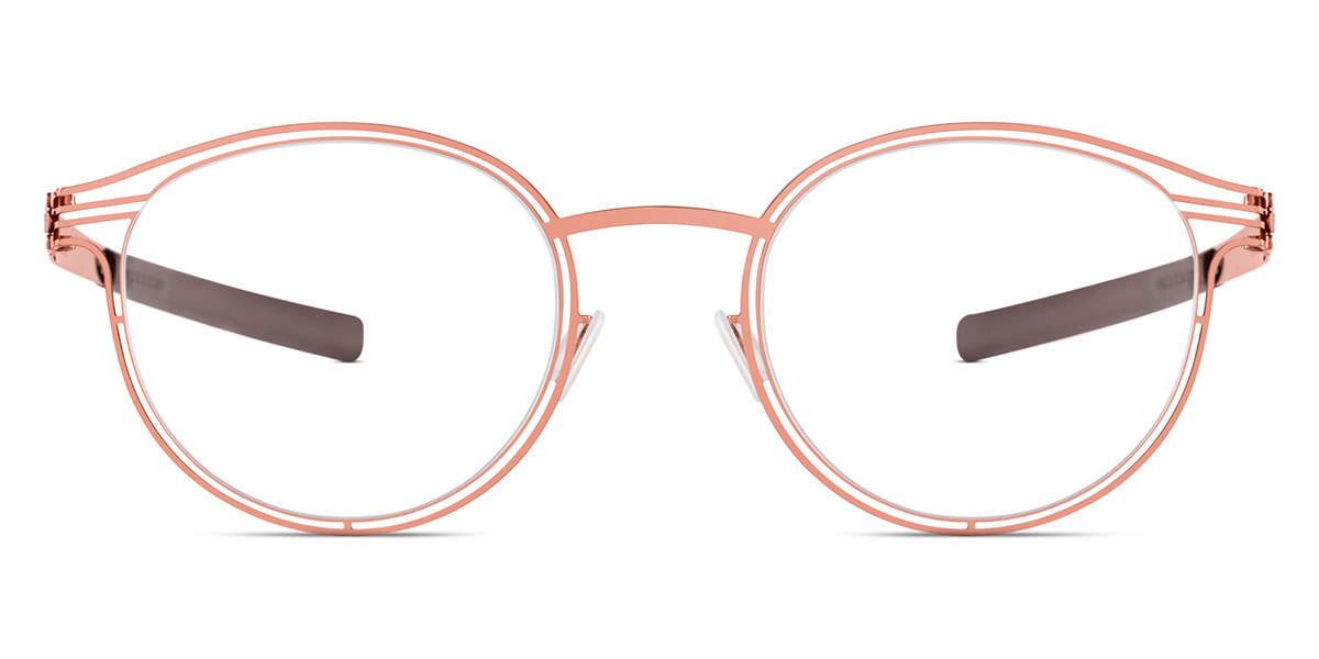 Ic! Berlin Purity Shiny Copper Eyeglasses Front View