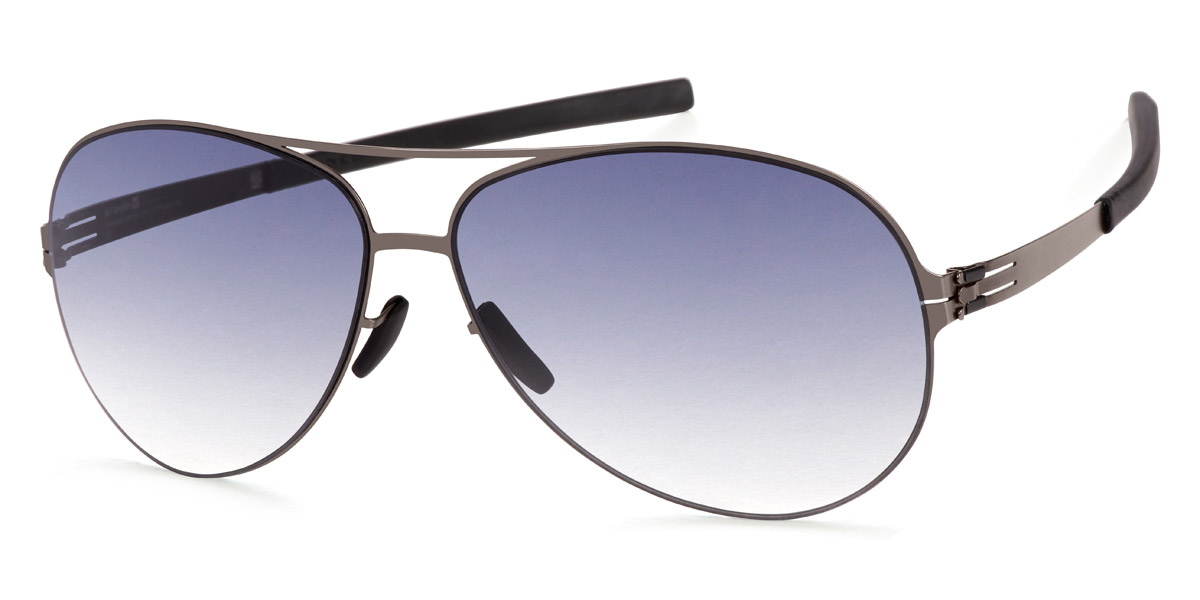 Ic! Berlin Raf S. Graphite Sunglasses Side View