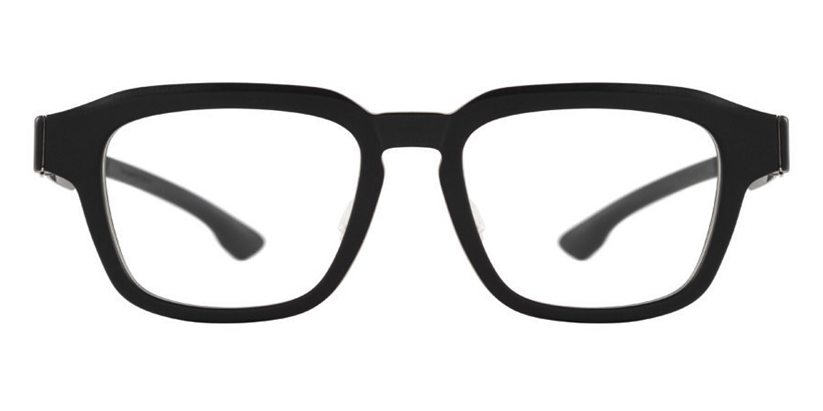Ic! Berlin Raidon Black-Matt Eyeglasses Front View