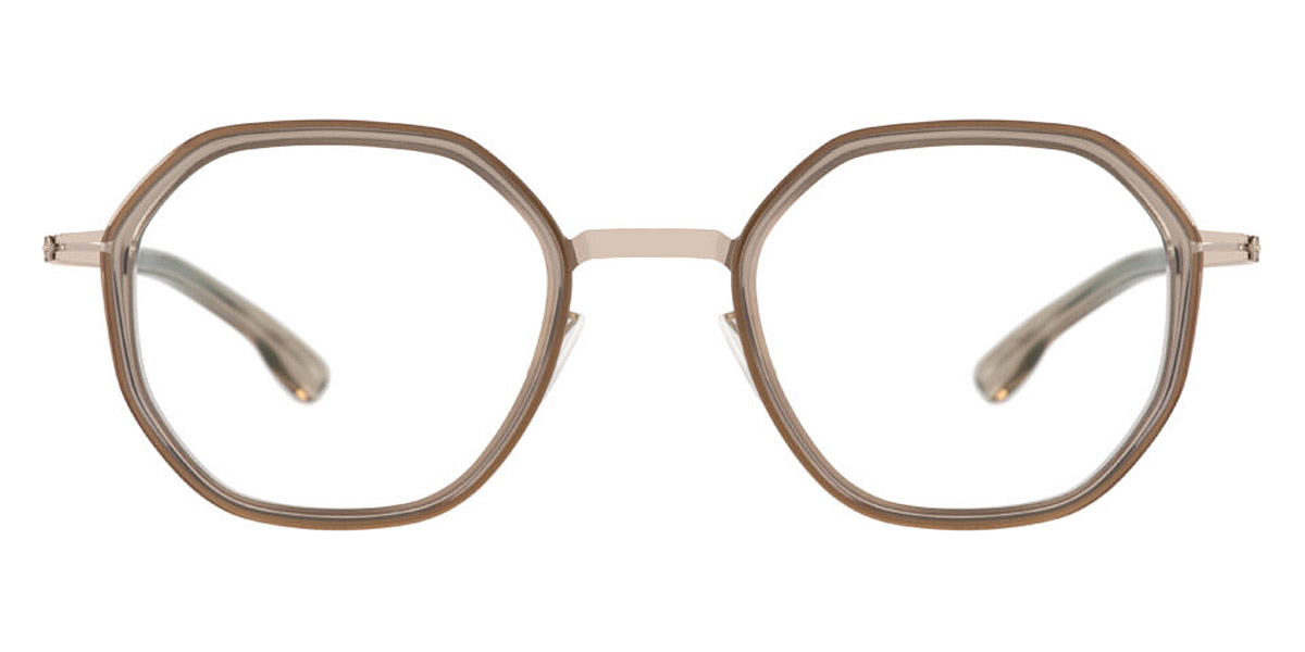 Ic! Berlin Raja Bronze-Cloudy-Brown Eyeglasses Front View
