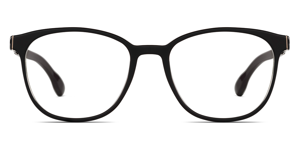Ic! Berlin Ratio Black Aze Eyeglasses Front View