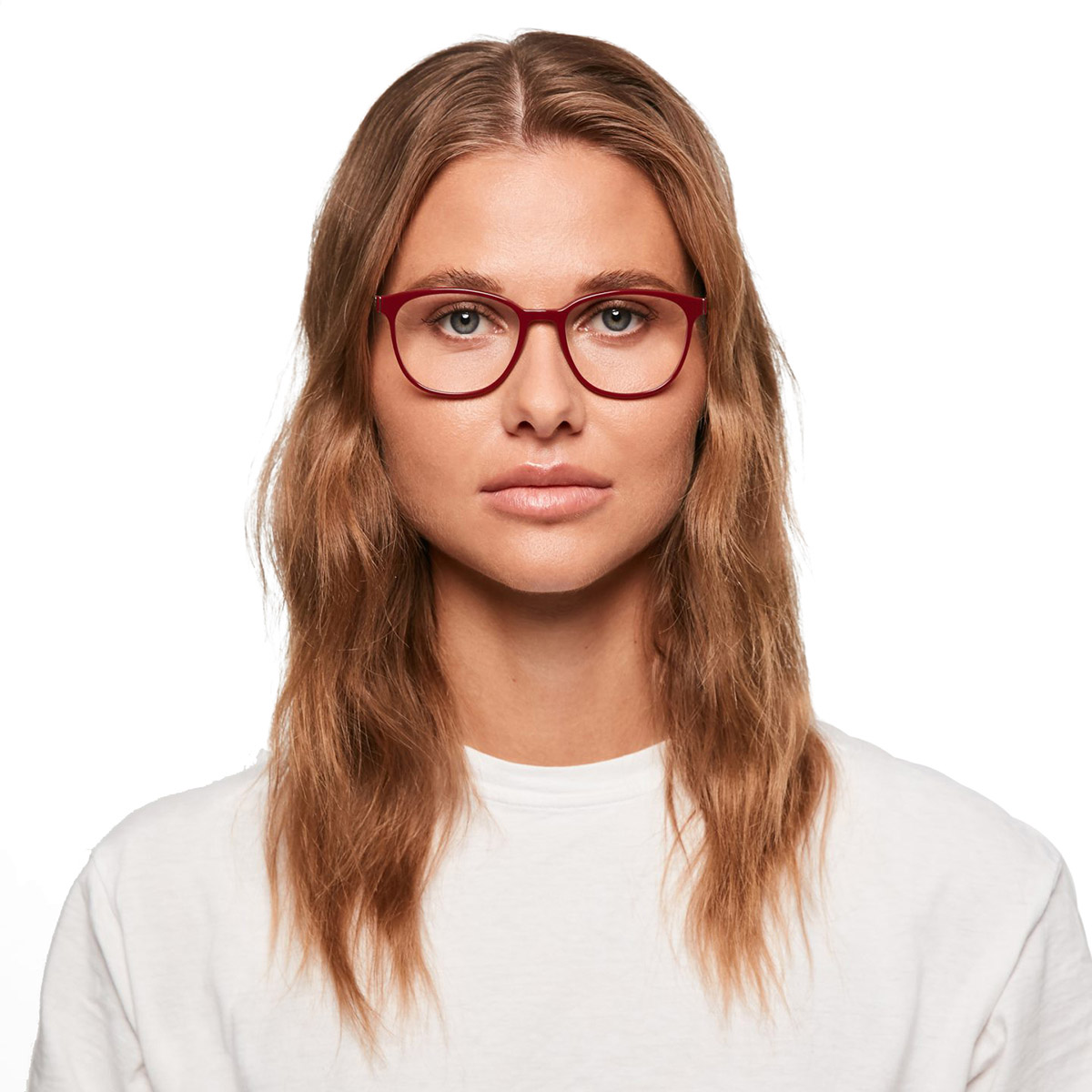 Ic! Berlin Ratio Ruby Eyeglasses On Female Model