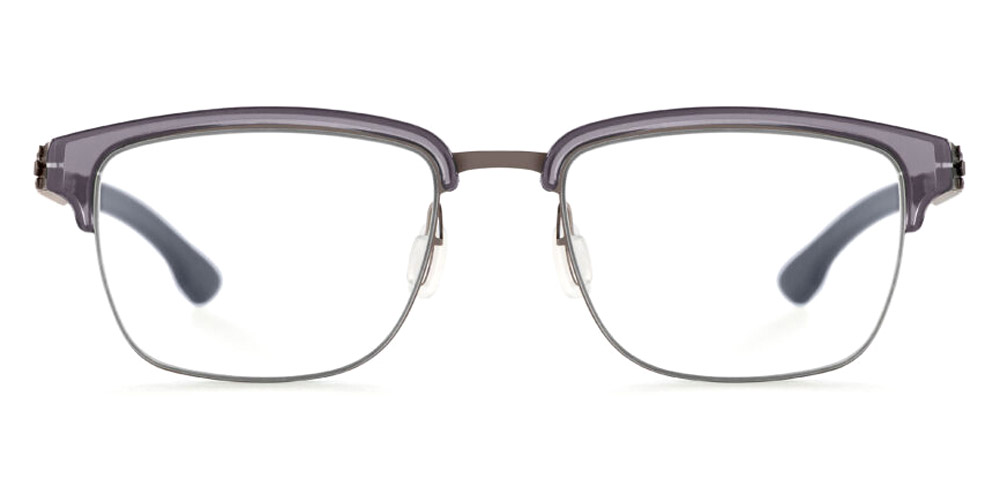 Ic! Berlin Ricky Y. Graphite-Blue-Waters Eyeglasses Front View
