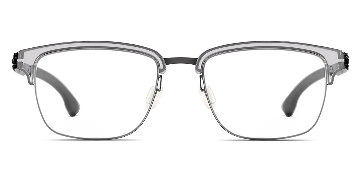 Ic! Berlin Ricky Y. Gunmetal-Sky-Gray Eyeglasses Front View