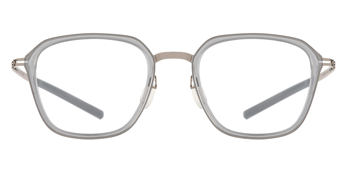 Ic! Berlin Rio Shiny Graphite/Sky Gray Eyeglasses Front View