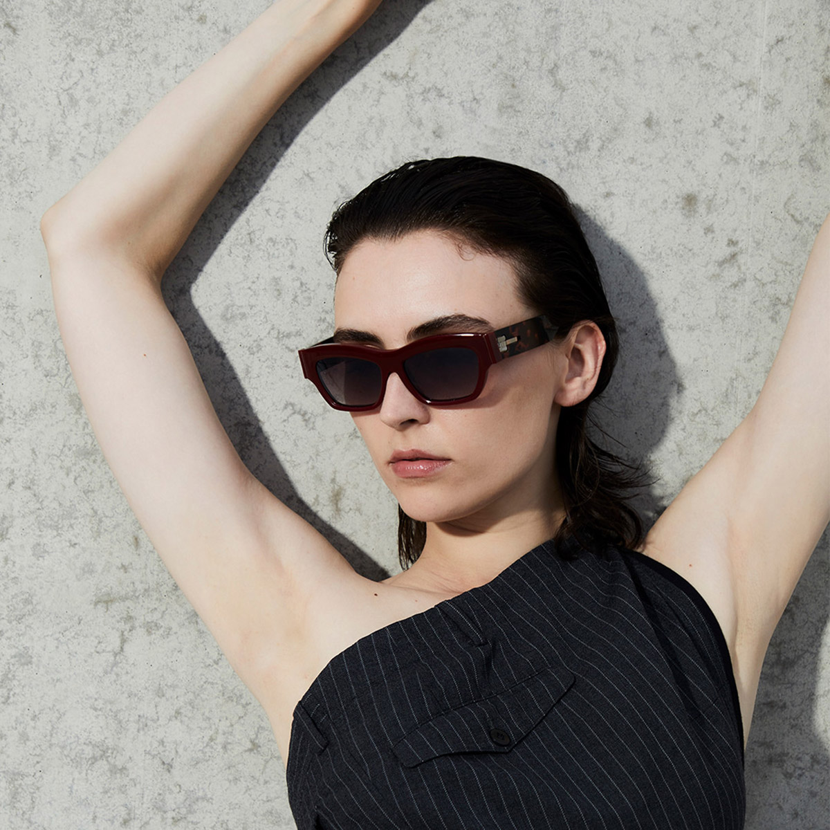 Ic! Berlin Rosa EcoRouge Sunglasses Lifestyle Shot