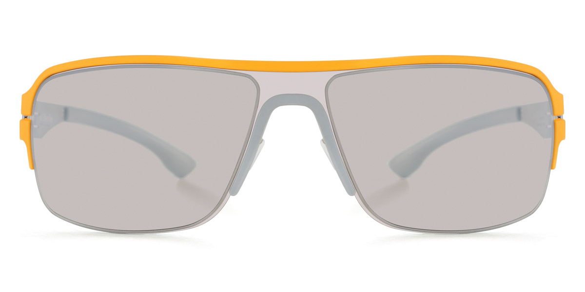 Ic! Berlin Runway Pearl-Yellow-Gray Sunglasses Front View
