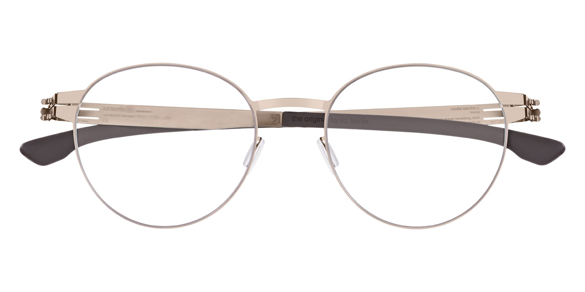 Ic! Berlin Sandra S. Bronze Eyeglasses Front View