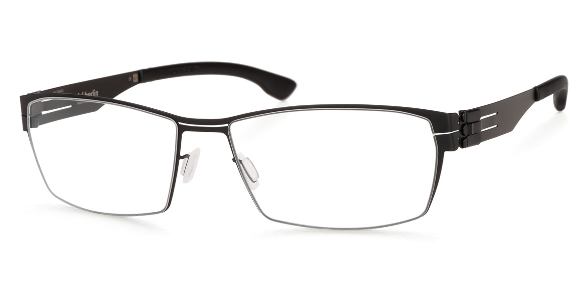 Ic! Berlin Sanetsch 2.0 Black Eyeglasses Side View